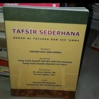 Image of Tafsir Sederhana
